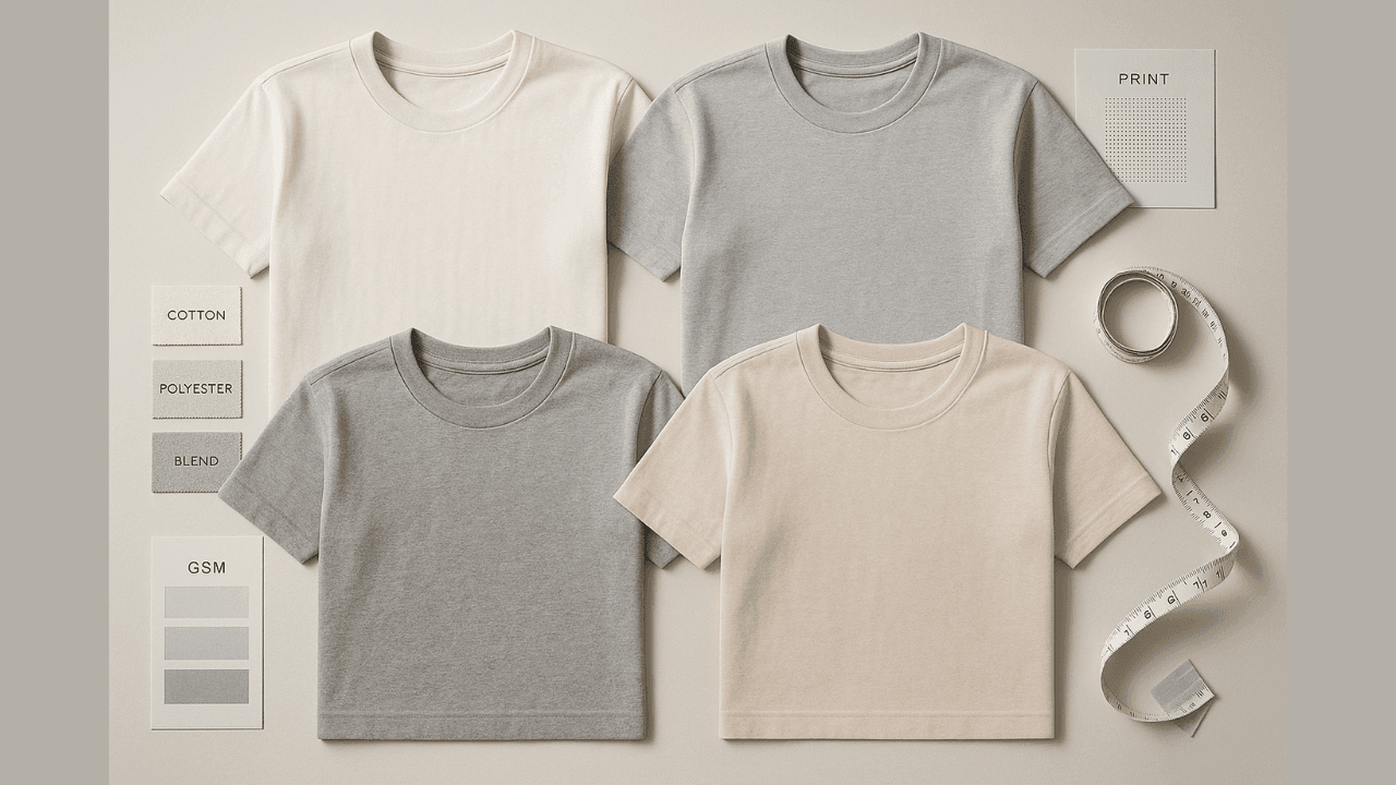 How to Choose the Right T-Shirt for Your Brand: A Simple 7-Step Guide