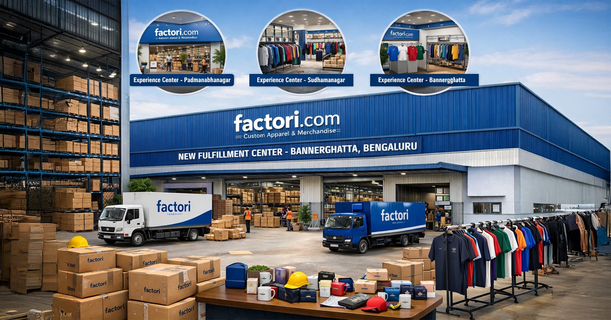 New factori.com Fulfillment Center Near Bannerghatta | Bengaluru