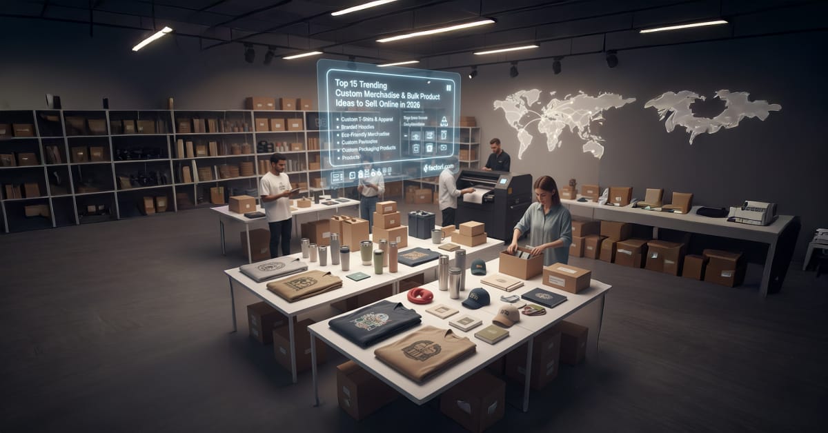 Top 15 Trending Custom Merchandise & Bulk Product Ideas to Sell Online in 2026 — What Sells Best Worldwide