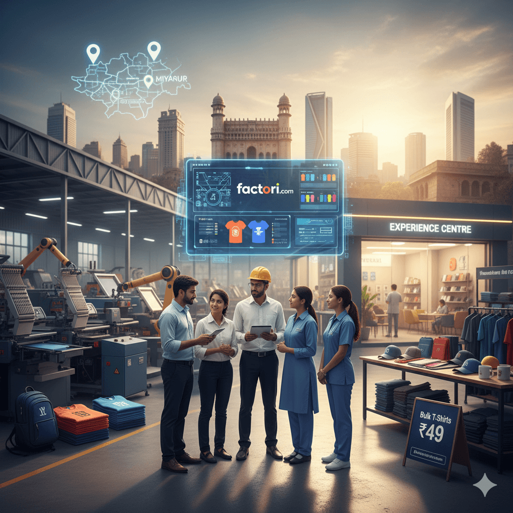 Bulk T-Shirts, Uniforms & Customized Apparel in Hyderabad | factori.com