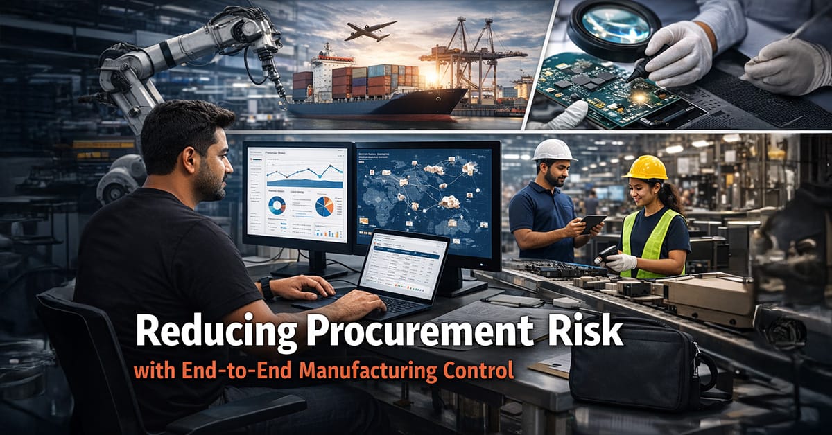 How End-to-End Manufacturing Control Reduces Enterprise Procurement Risk
