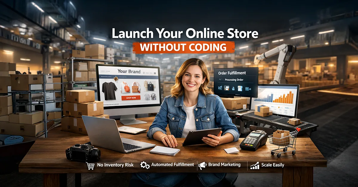Launch your online store without coding