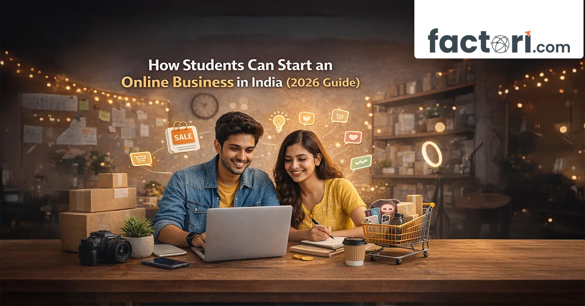 online business for students in India