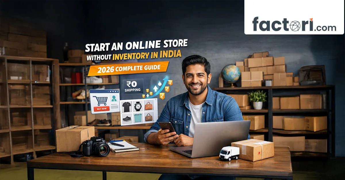 start an online store without inventory in India