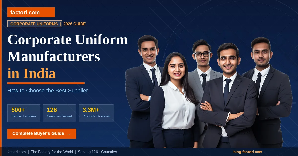 Corporate uniform manufacturers in India - factori.com