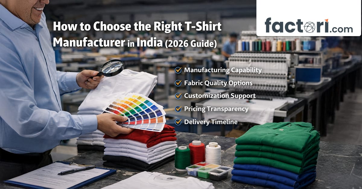 How to Choose the Right T-Shirt Manufacturer in India