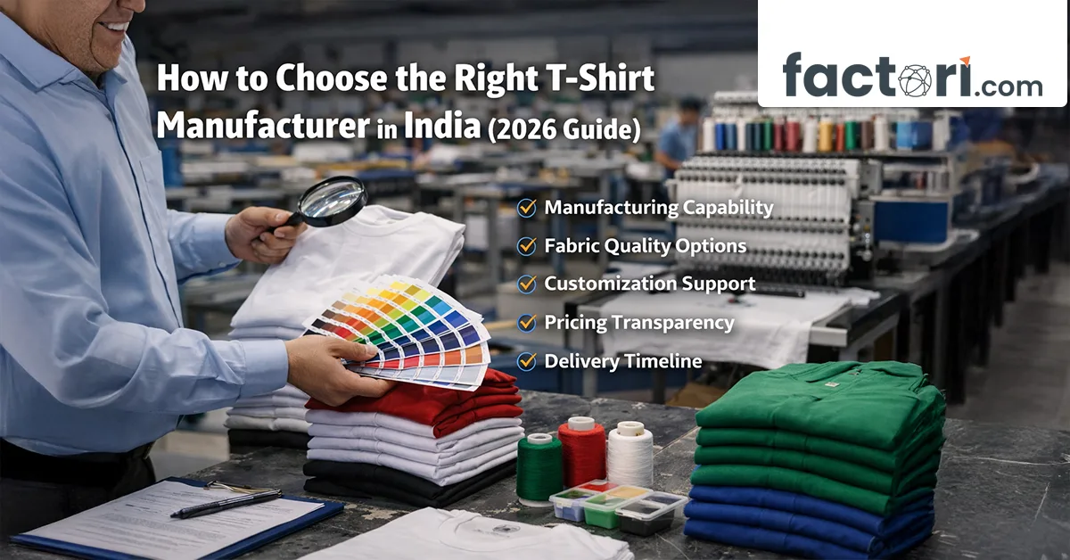 How to Choose the Right T-Shirt Manufacturer in India