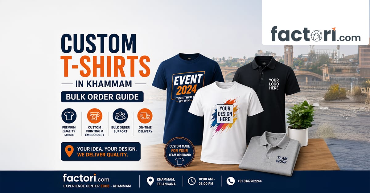 custom t shirts in Khammam