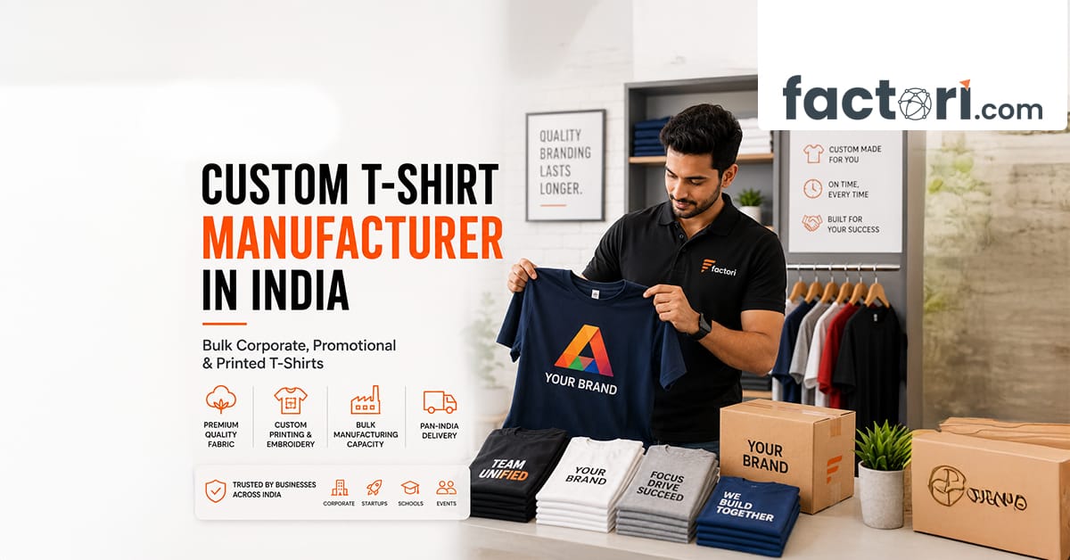 Custom T-Shirt Manufacturer in India